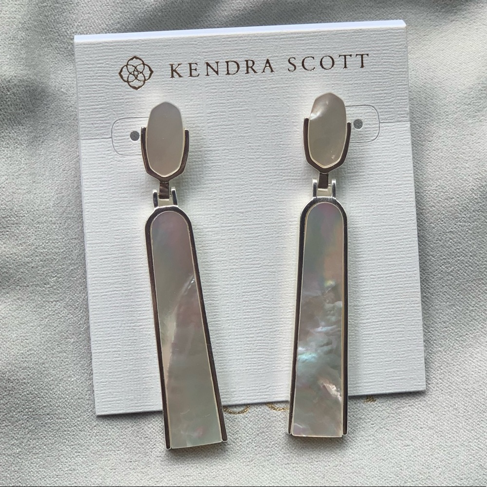 Kendra Scott Silver Carson Earrings